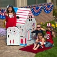thumbnail image 4 of Easy Playhouse - Kids Art and Craft for Indoor and Outdoor Fun, Color, Draw, Doodle on this Blank Canvas – Decorate and Personalize a Cardboard Fort, 34" X 27" X 48" Age 3+, 4 of 7