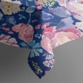 thumbnail image 4 of Pioneer Flower Floral Print Pattern Rectangle Tablecloth 60"x120",Waterproof Polyester Rectangle Table Cloth, Wipeable Spillproof Polyester Tablecloth for Dining, Camping, Indoor and Outdoor, 4 of 6