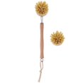 thumbnail image 3 of Bath Brushes 2Pcs Assorted Color Gentle Exfoliation Wooden Cleaning Supplies, 3 of 5