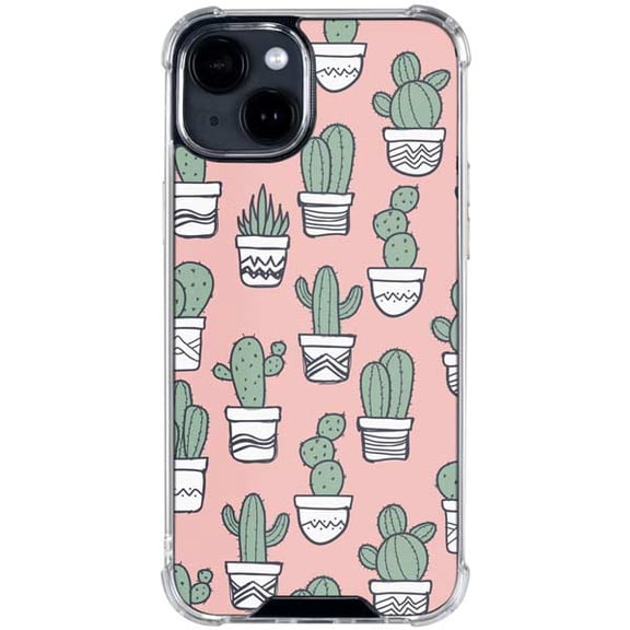 Skinit Pink Cactus iPhone 14 Plus Clear Case