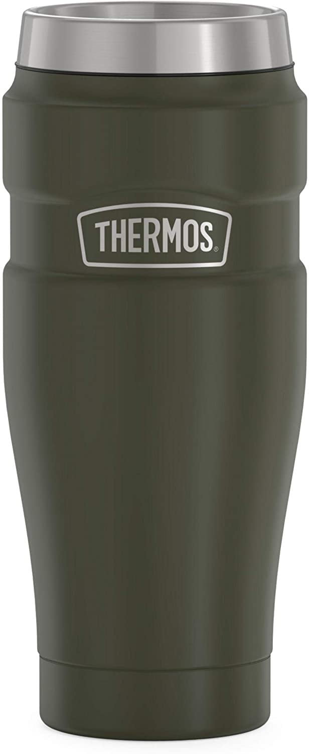 16oz Vacuum insulated & Double Wall Jaws Neon Jaws THERMOS STAINLESS KING Stainless Steel Travel Tumbler