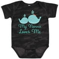 thumbnail image 3 of Inktastic My Nonna Loves Me Boys or Girls Baby Bodysuit, 3 of 5