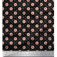 thumbnail image 1 of Soimoi Poly Georgette Fabric Artistic Floral Print Sewing Fabric Yard 52 Inch Wide, 1 of 3