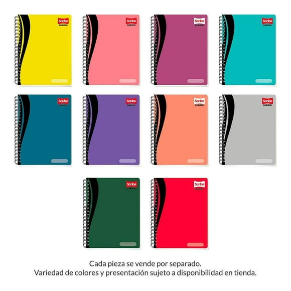 Cuaderno Profesional Scribe Elemental Cuadro Grande 100 Hojas Varios Modelos 1 Pza