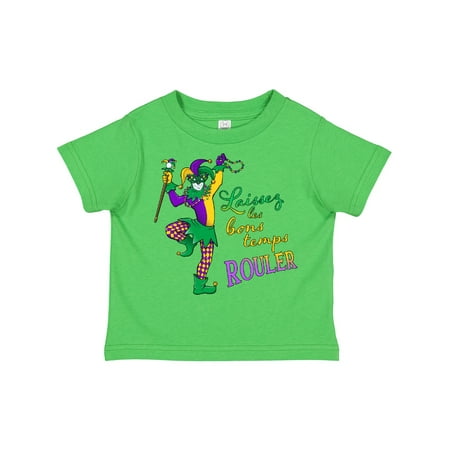 

Inktastic Laissez Les Bon Temps Rouler- Let the Good Times Roll Mardi Gras Jester Gift Toddler Boy or Toddler Girl T-Shirt