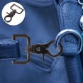 thumbnail image 1 of HORIALENCE 5pcs Small Swivel Hooks Strap Zinc Alloy Assorted Color DIY Enthusiasts Travel, 1 of 5