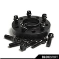 thumbnail image 1 of Pour Alfa Romeo pour Stelvio Lusso 2018+ Entretoise de Roue 2x15mm 5x110 + 10 Pcs Boulon M14x1.5, 1 of 4