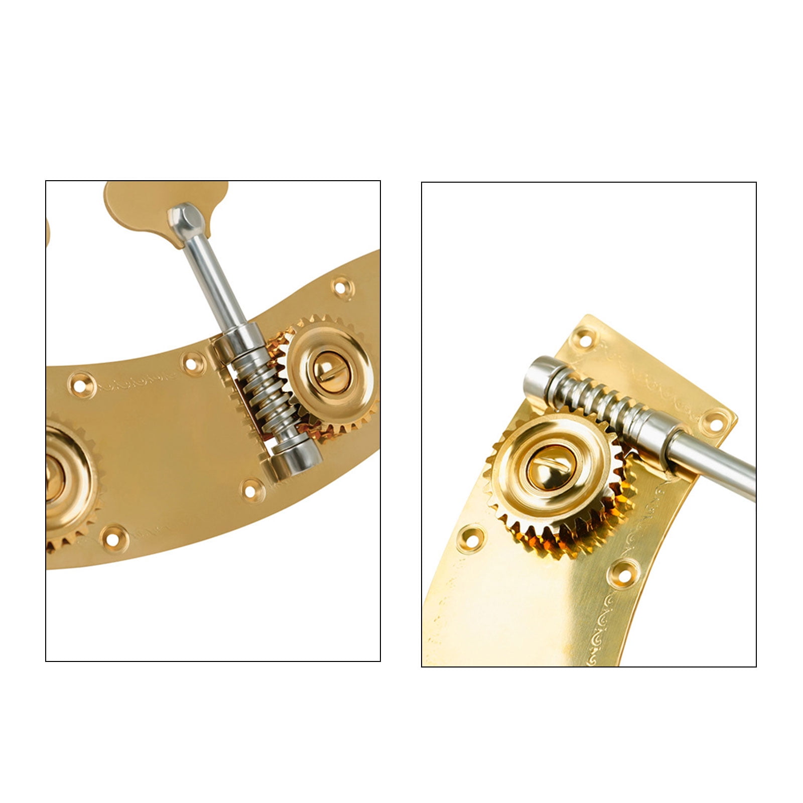 JZROCKER 1 Piece Upright Bass Tuner Machine Double Bass Tuning Pegs for Head Winder Pegs Double Bass Metal Tuner Pegs
