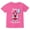 Pink, variant on Gift for 3 Year Old Girl 3rd Birthday Funny Cupcake Toddler Kids T-Shirt 4T Gray