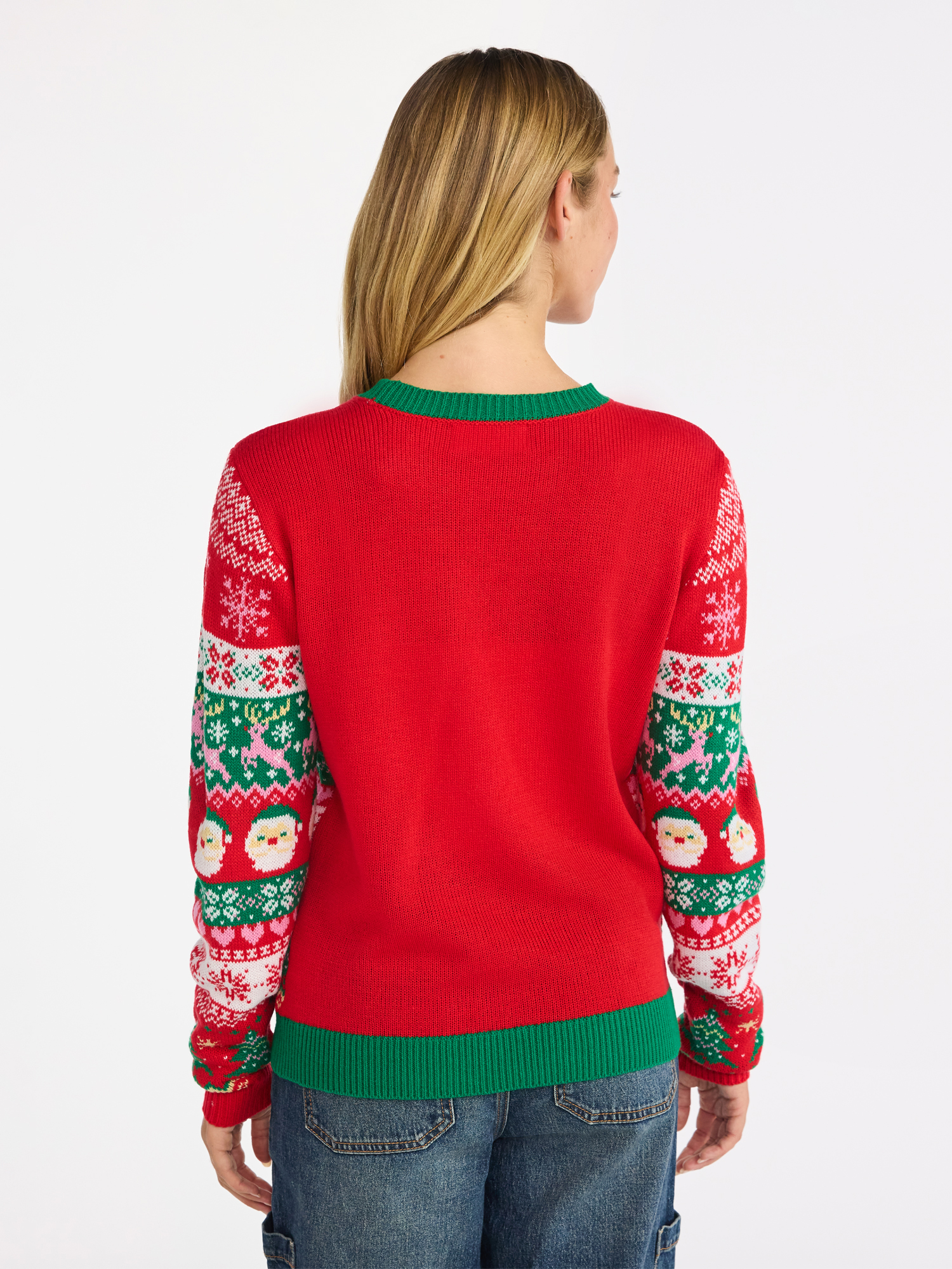 No Boundaries Christmas Sweater, Lightweight, Women's