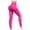 Pink, variant on WIZUTIZ Yoga Pants Women Oversized Relaxed Slimming Yoga Trousers Spandex Elastic High Rise Full Length Leggings Solid Pants for Ladies Fitness Vacation Blue