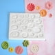 thumbnail image 4 of Fiudx Molde de Fondant con Forma de Botón, Material Flexible Apto para Uso Alimentario, Antiadherente, Reutilizable, Ideal para Decorar Pasteles y Dulces, Fácil de Limpiar, Herramienta Multiusos para, 4 of 6