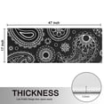 thumbnail image 5 of Kitchen Rugs Sets Of 2,Black Paisley Pattern Anti Fatigue Kitchen Mat Rugs Non Slip Washable,Decorative Kitchen Floor Mats for Kitchen,Sink,Laundry,17"X47", 5 of 5