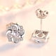 thumbnail image 5 of Pendientes de corazón eterno para mujer | Joyería de aleación | Accesorios elegantes para mujer | Pendientes colgantes ligeros para niña | Regalo perfecto para fiestas de trabajo y uso diario, 5 of 5