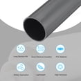 thumbnail image 3 of Uxcell Rigid Round Pipe Light Grey High Impact for Water Pipe 2.16 x 2.36", 3 of 6