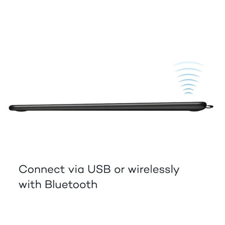 Wacom - Intuos Graphic Drawing Tablet for Mac, PC, Chromebook & Android (Medium) with Software Included (Wireless) - Black
