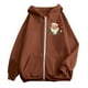 thumbnail image 5 of WILLBEST Sudadera para Mujer, Estilo Navideño, con Cremallera, Manga Larga, Bolsillo, Cordón Ajustable y Capucha Chica​​, 5 of 8
