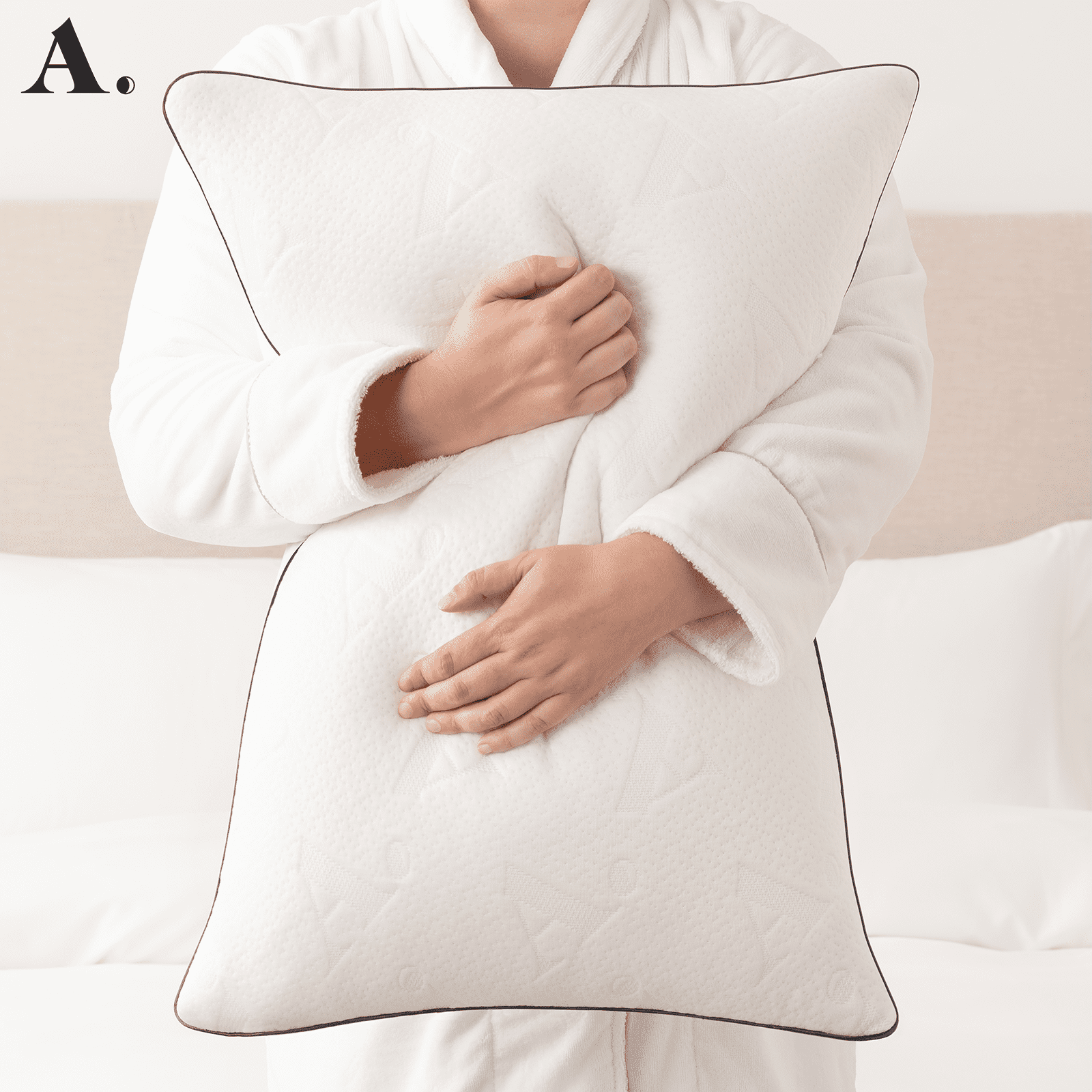 Allswell Ultimate Comfort Bed Pillow with Dual Function Fill, Standard/Queen