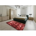thumbnail image 5 of Ahgly Company Machine Washable Indoor Rectangle Transitional Grapefruit Red Area Rugs, 7' x 9', 5 of 7