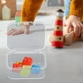 thumbnail image 7 of YATLTE Mini Clear Plastic Organizer Storage Box, Small Clear Plastic Storage Containers Boxes, Transparent Boxes with Hinged Lid for Small Items, Jewelry, Crafts, 7 of 7