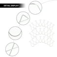 thumbnail image 2 of OATIPHO 100Pcs Multipurpose Metal Ceiling Hooks Clips for Hanging Plants Lights Decorations, 2 of 6