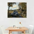 thumbnail image 3 of Creowell Farmhouse Truck Canvas Wall Art, Old Truck Pictures Wall Art, Country Golden Autumn Pickup Truck Canvas Prints, Vintage Truck Art Prints for Country Farmhouse Kitchen Decor 20x16 in/16x12 in, 3 of 5