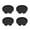 Black, variant on Htovila 4PCS 55mm Car Wheel Center Caps Hub Tyre Rim Hub Cover Universal ABS
