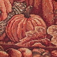 thumbnail image 3 of Violet Linen Fall Harvest Thanksgiving Autumn Leaves Sunflowers Fruits Pumpkins Tapestry Pattern, Polyester Cotton Woven Tapestry , Pumpkins, 13 Inch x 70 Inch, Decorative Table Runner, 3 of 6