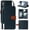 Navy, variant on Case for iPhone Xs Max, New Infolio Wallet Credit Card Slot ID Cover, View Stand [with Magnetic Closure, Wrist Strap Lanyard] for Apple iPhone Xs Max (Size 6.5" model) (10s Max)