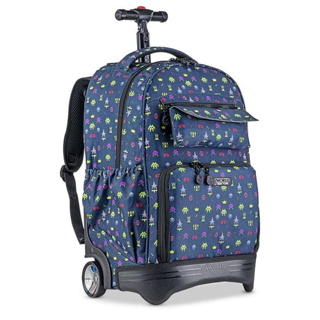 Mochila con ruedas + Lonchera + Lapicera SQbags Jworld Tres en Uno Grande