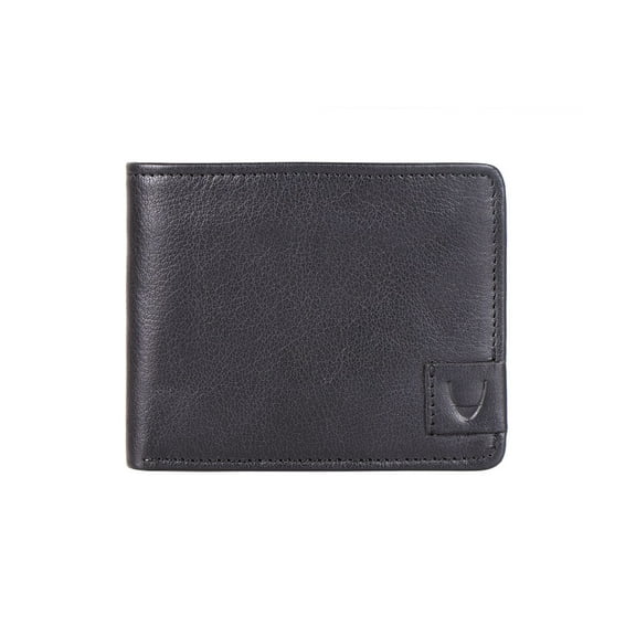 Hidesign  Vespucci Black Buffalo Leather RFID-blocking Slim Bifold Wallet