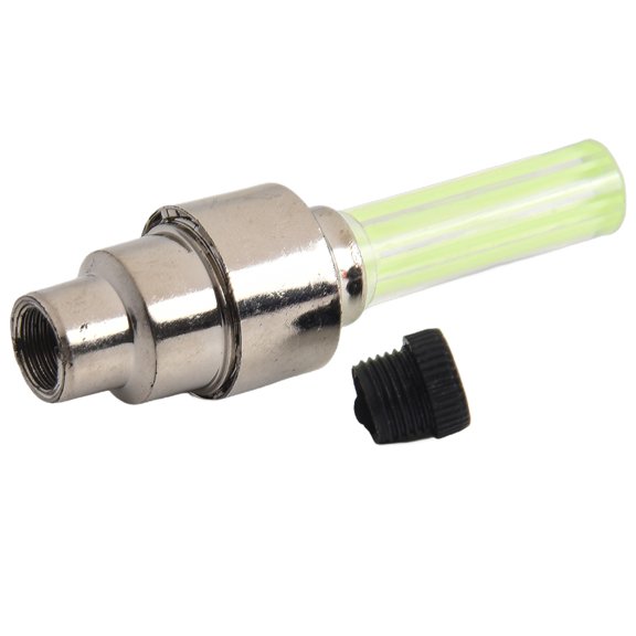 Tekuisi LED Light Wheel Valve Cap Type Front Rear Lower PVC Aluminum Car Motorcycle Wheel Tire Light Lamps Tire Accessories