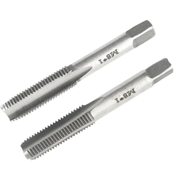 M8X1 Hand Tap Right Hand, M8 X 1mm Metric Threading Hand Tap 1Pair