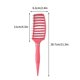 thumbnail image 4 of Fiudx Ofertas Relámpago Cepillo De Nailon Para Mujer, Peine Para Masaje Del Cuero Cabelludo, Cepillo Para Desenredar El Cabello, Herramienta De Salón, Cepillo De Nailon Para Desenredar, 4 of 7