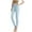 Blue, variant on aidice Leggings for Women High Waisted Slim Fitting Solid Color Pants Yoga Comfy Underwear Trousers