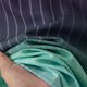 thumbnail image 5 of Blusa y camisa de manga larga con cuello alto para hombre, estilo informal, a rayas, con cuello alto, tipo cárdigan, camisa con botones, blusa de poliéster para hombre, 5 of 9