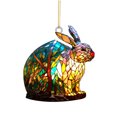 thumbnail image 1 of Adorno Colgante de Animales | Adorno Acrílico para Festivales, Ligero y Colorido, para Coche o Oficina | Bonito y Alegre Regalo de Cumpleaños, Navidad y Acción de Gracias | Decoración para El Hogar,, 1 of 4