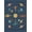 Navy Blue, Pattern 1, variant on ODIKA Galaxy Planets Starry Border Planetary Stars Themed Science Large Flowing for Playroom, Bedroom, Reading Nook, Pet Friendly & Kids Safe Play