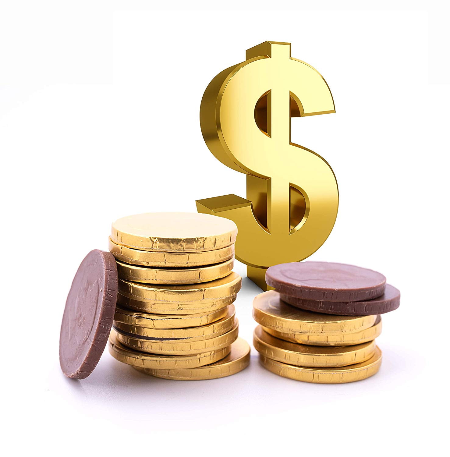 Chocolate Large Half Dollar Coins - 2 lbs.