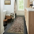 thumbnail image 4 of BERTHMEER 2'x6' Runner Rugs for Hallway Kitchen Entryway Doormats indoor Machine Washable Non-slip, Rust, 4 of 8