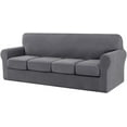 thumbnail image 1 of CHUN YI Housse de Canapé avec Housse de Coussin Séparée Extensible à Carreaux, 1 of 7