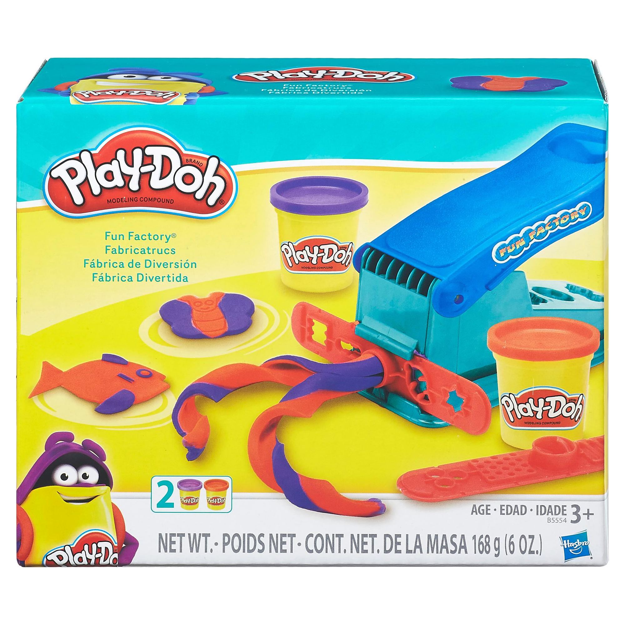 Play-Doh Fun Factory Set, Includes 2 Cans of Play-Doh - image 2 of 2