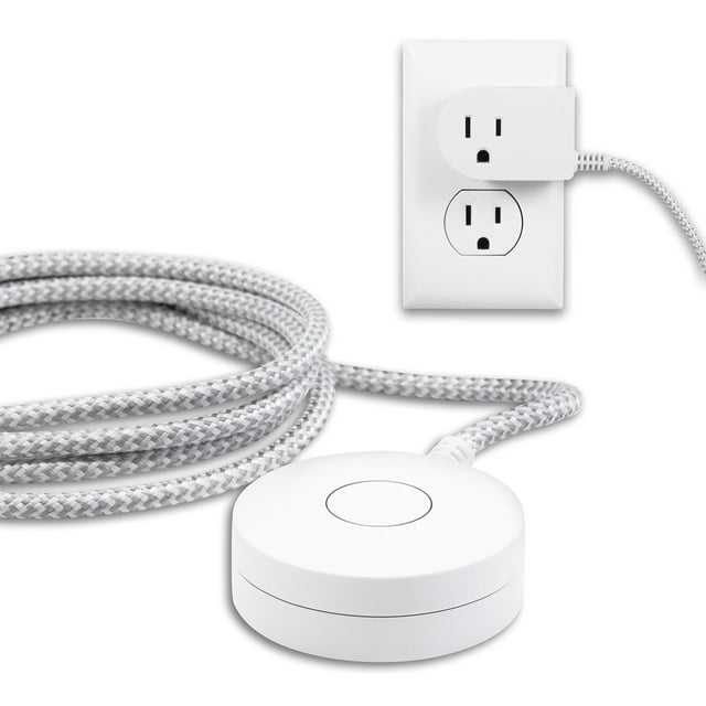 Cable de alimentación Philips SPS1611WA/37 de 6 pies con interruptor de encendido/apagado blanco