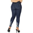 thumbnail image 5 of LilyLLL Womens Plus Size High Waist Distressed Ripped Ankle Jeans Denim Pants, 5 of 5
