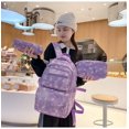 thumbnail image 3 of Juego de mochila de 3 uds con juegos de almuerzo, mochila para chicas adolescentes, mochila escolar con gradiente, 3 of 5