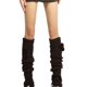 thumbnail image 2 of TRKIYQC Calentadores de piernas para mujer para otoño invierno, calcetines elásticos de punto torcido hasta el muslo para niñas TRKIYQC moda, 2 of 7