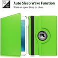thumbnail image 3 of iPad Case Fit 2018/2017 iPad 9.7 6th/5th Generation - 360 Degree Rotating iPad Air Case Cover with Auto Wake/Sleep Compatible with Apple iPad 9.7 Inch 2018/2017 (Green), 3 of 4