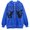 Blue, variant on Tejiojio Jackets Clearance Women Autumn Fashion Gothic Dark Loose Print Casual Full-Sleeve Tops Hooded Coat