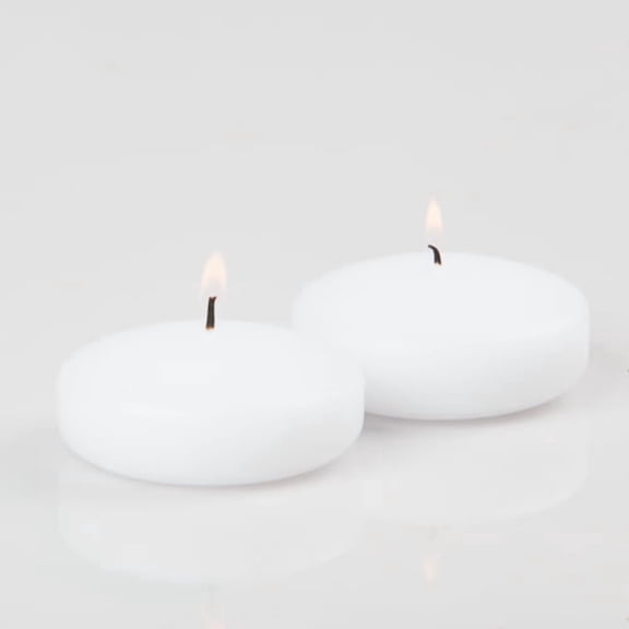 Richland Floating Candles 3" White Set of 12