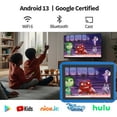 thumbnail image 6 of Easyonlife Kids Tablet 10 Inch Android 13 64GB Children Tablets WiFi Kids Content Parental Control Gifts Ages 3-12 Blue, 6 of 7